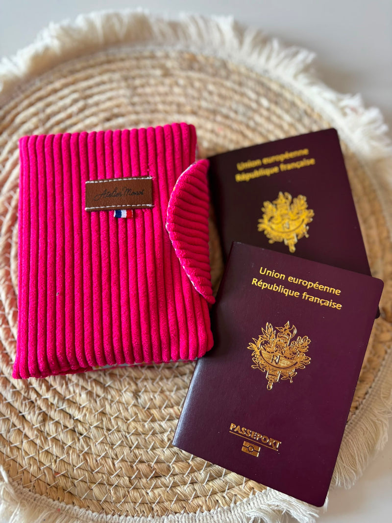 Protège Passeport - Rose Fushia 2.0