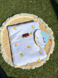 Pochette à Livre - Citrons 1