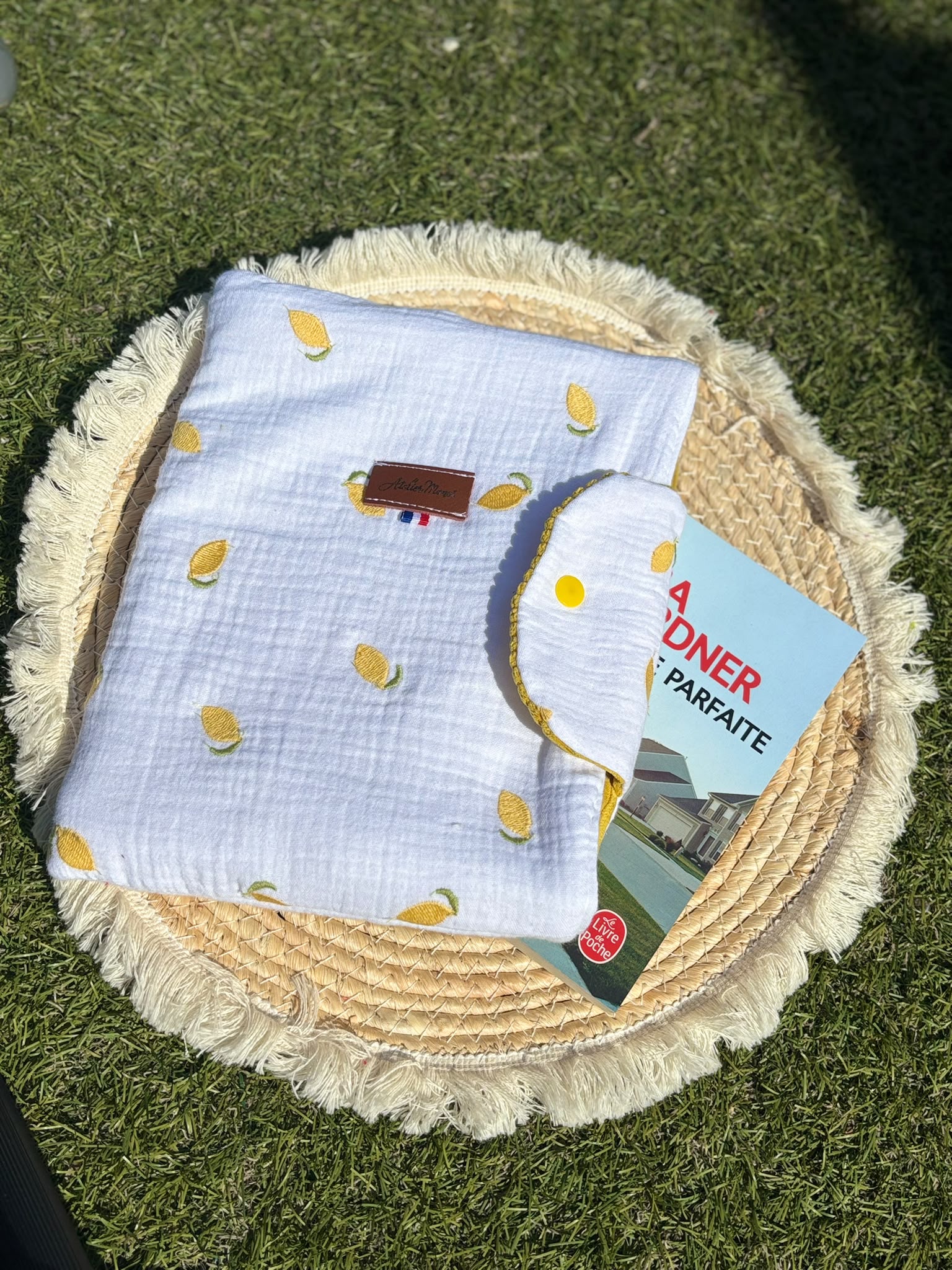 Pochette à Livre - Citrons