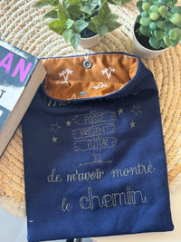 Housse à livre - Maître (Bleu Marine) 2