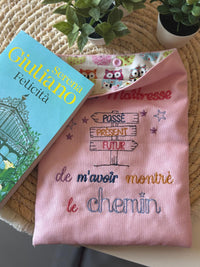 Housse à livre - Maîtresse (Rose Pâle) 2