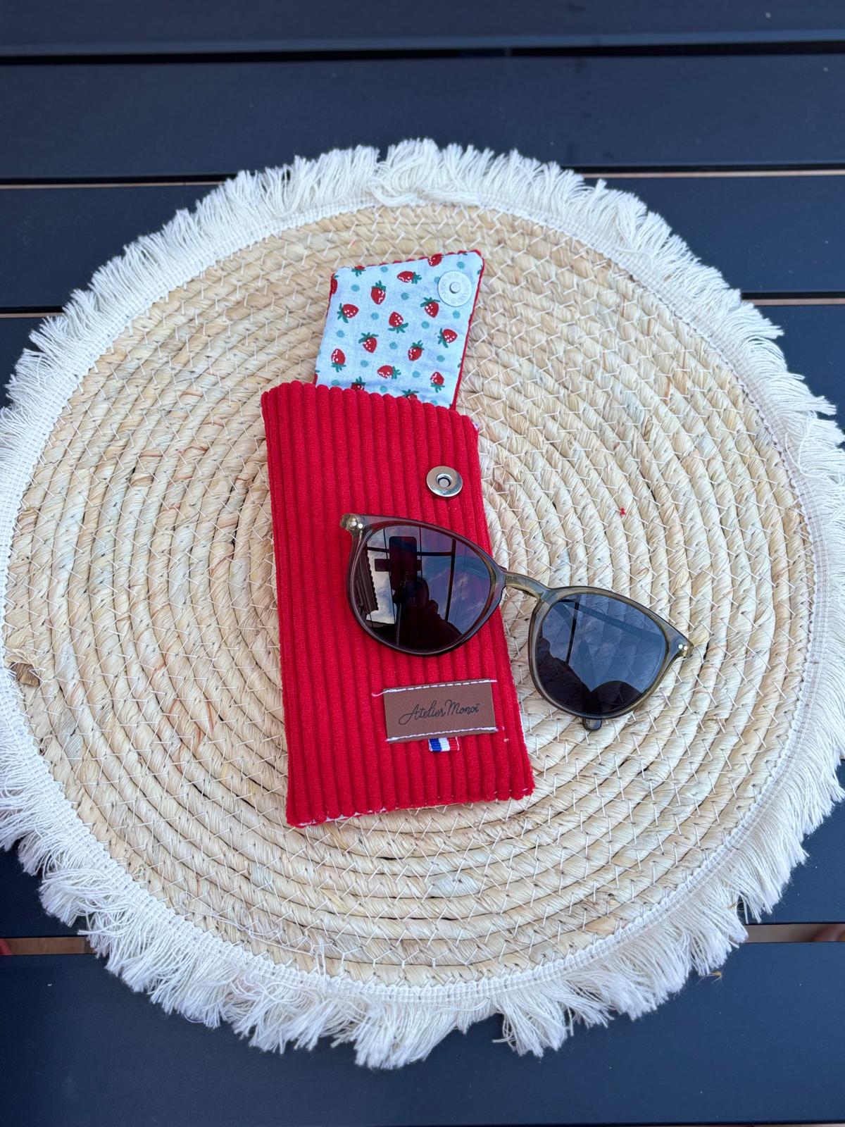 Étui à lunettes - Rouge