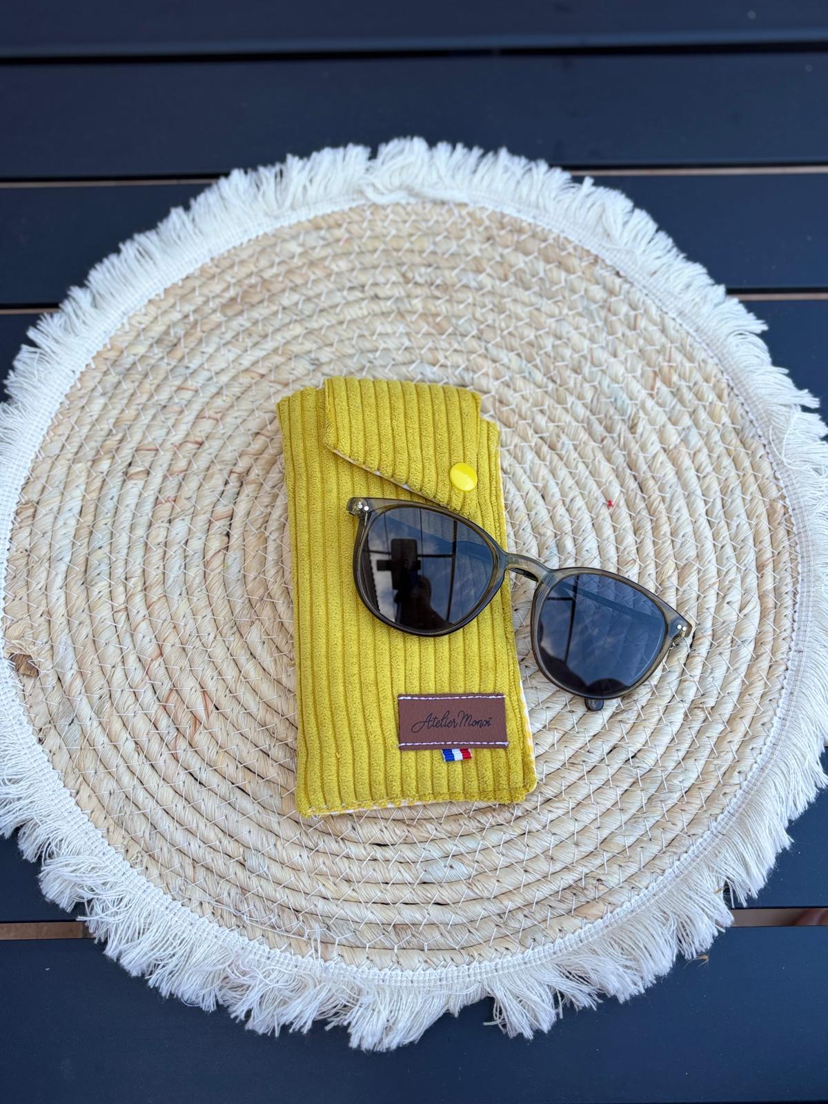 Étui à lunettes - Jaune