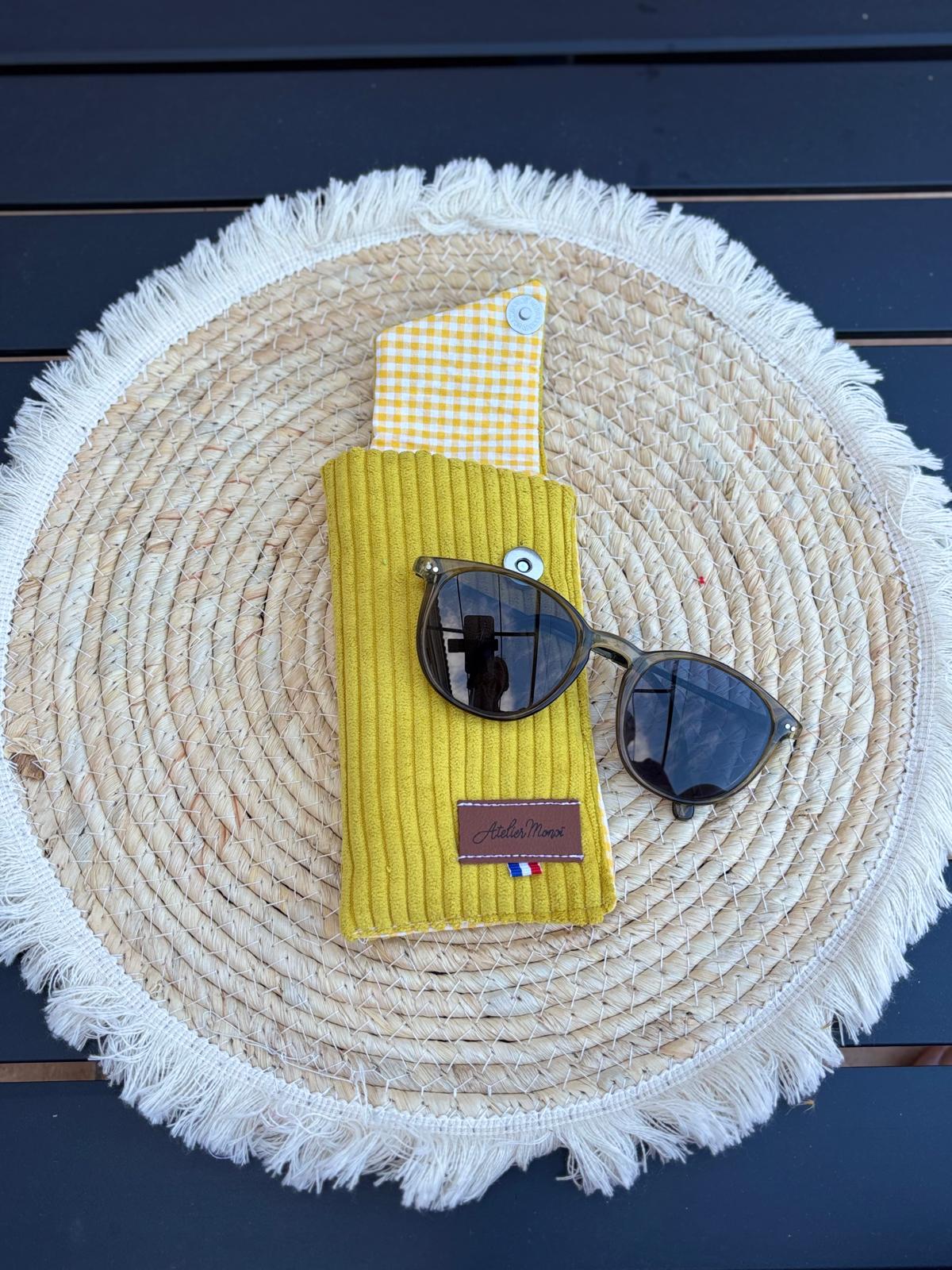 Étui à lunettes - Jaune