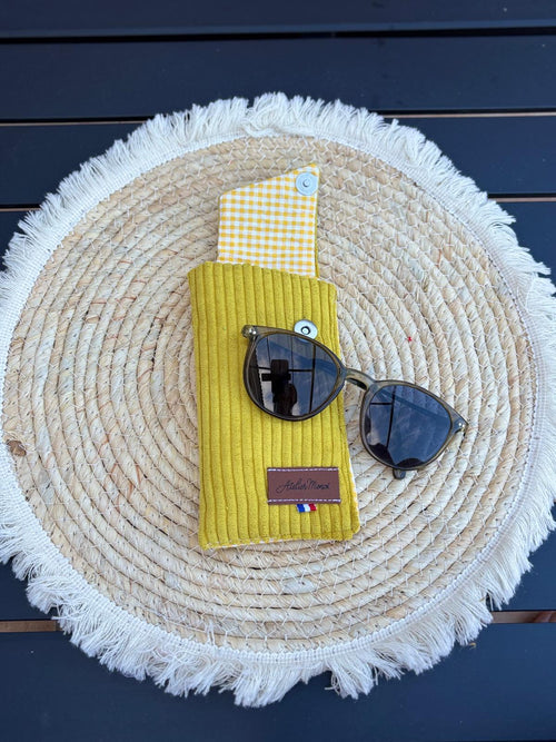 Étui à lunettes - Jaune