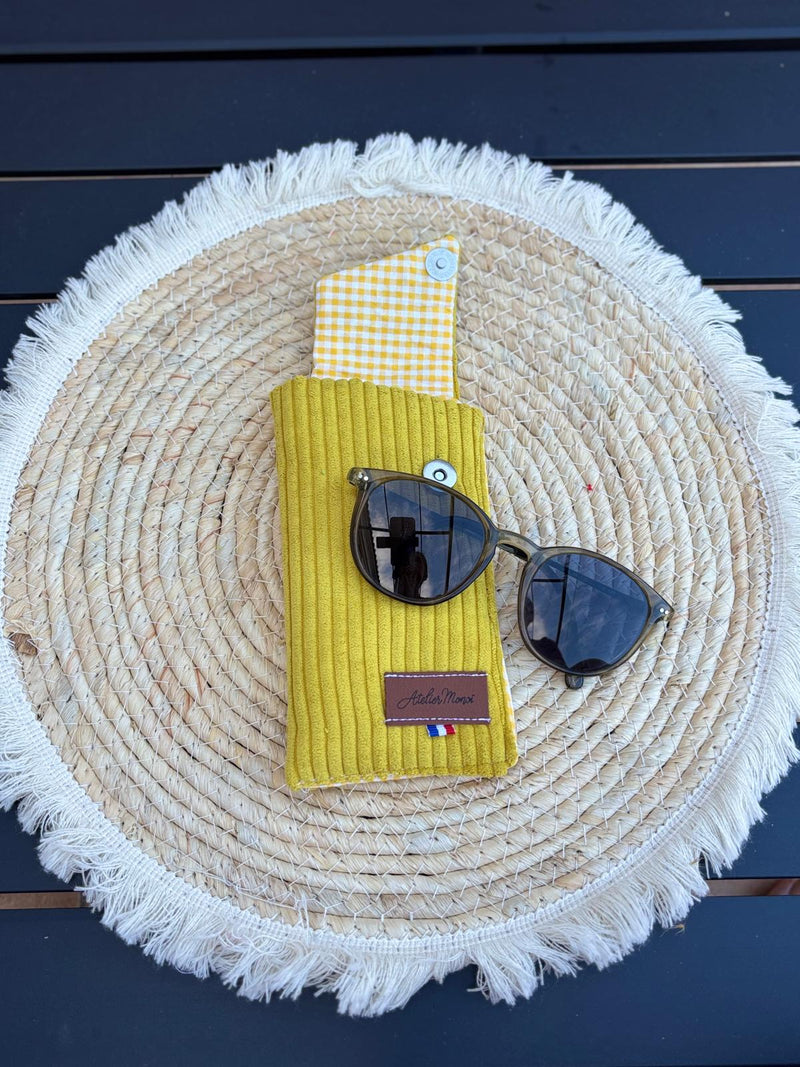 Étui à lunettes - Jaune vue 2
