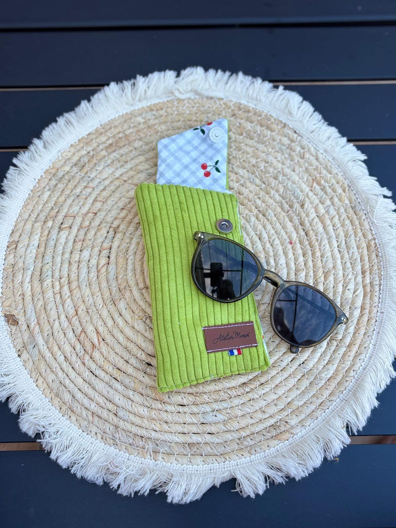 Étui à lunettes - Vert Citron vue 2