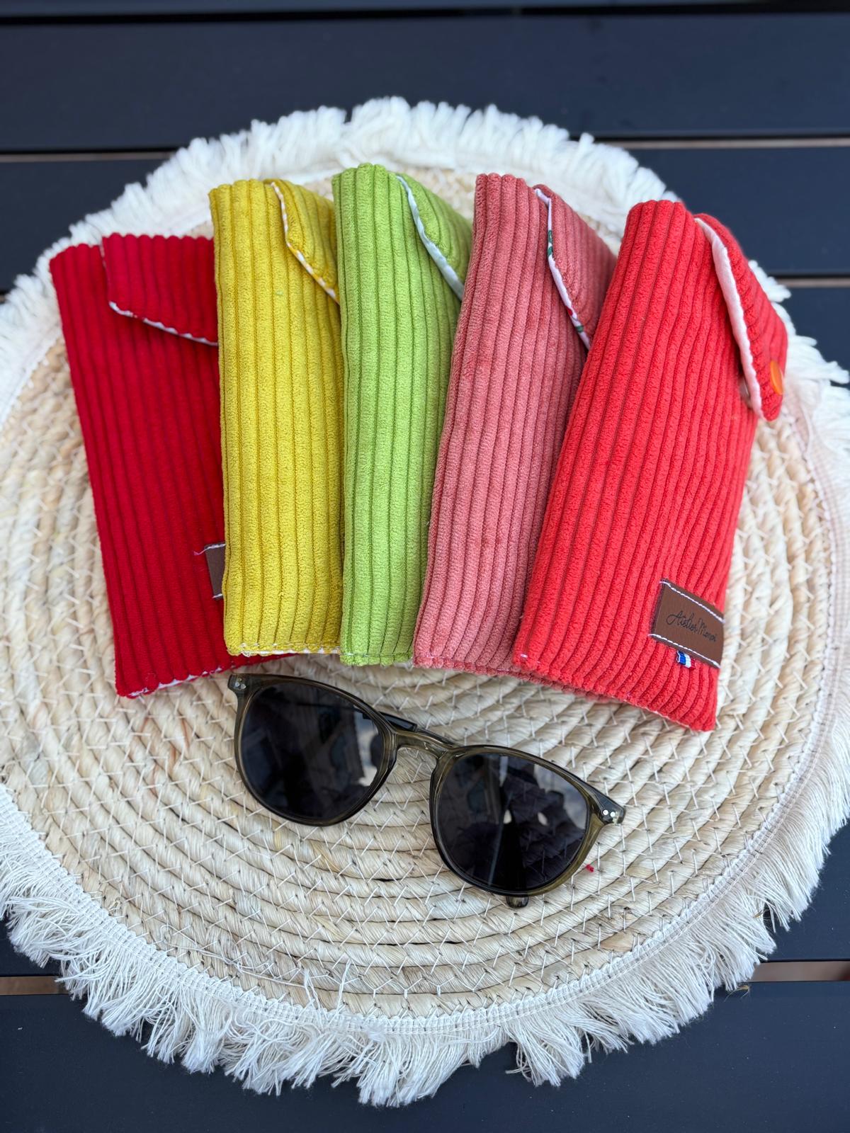Étui à lunettes - Jaune