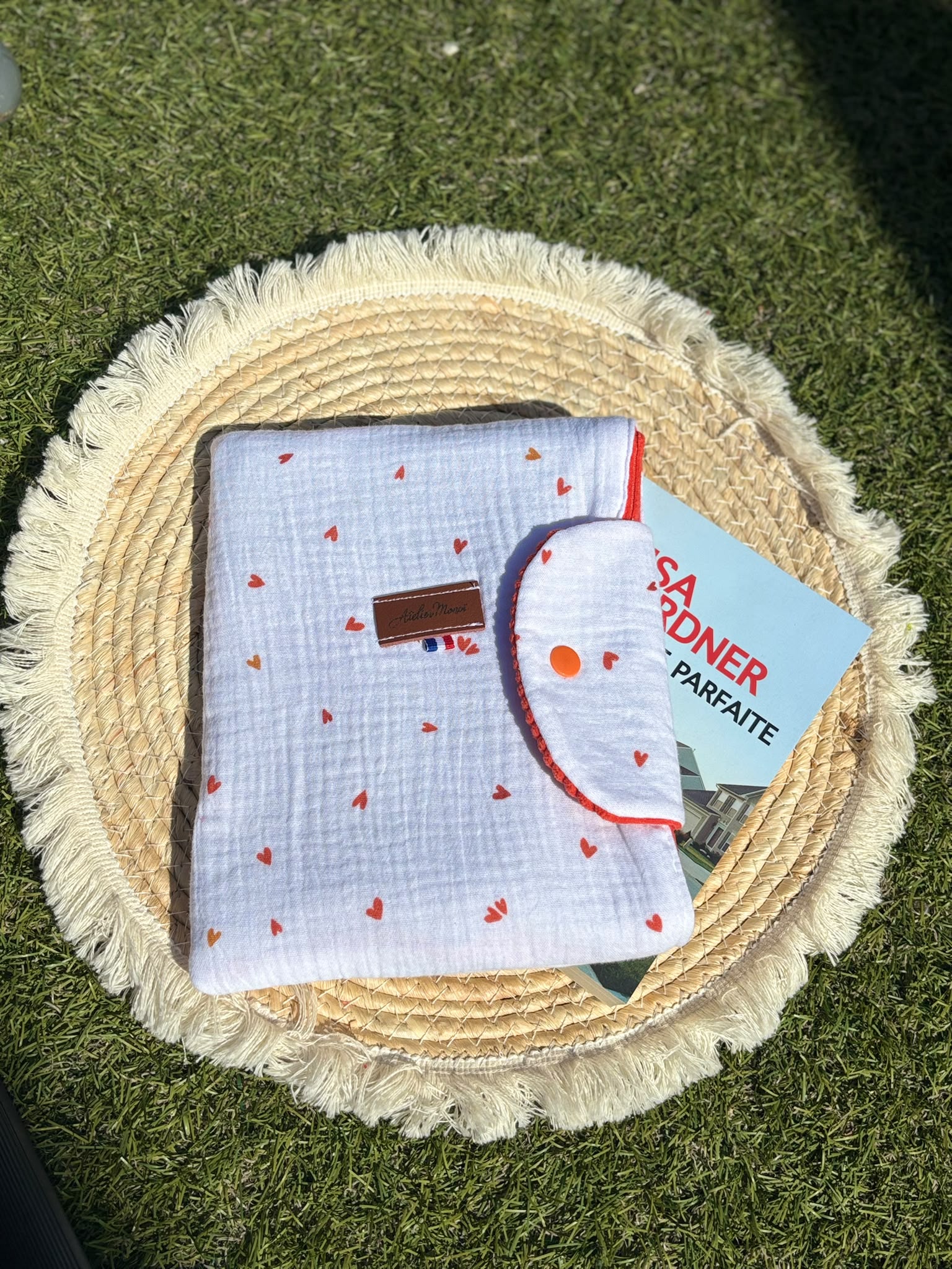 Pochette à Livre - Cœurs