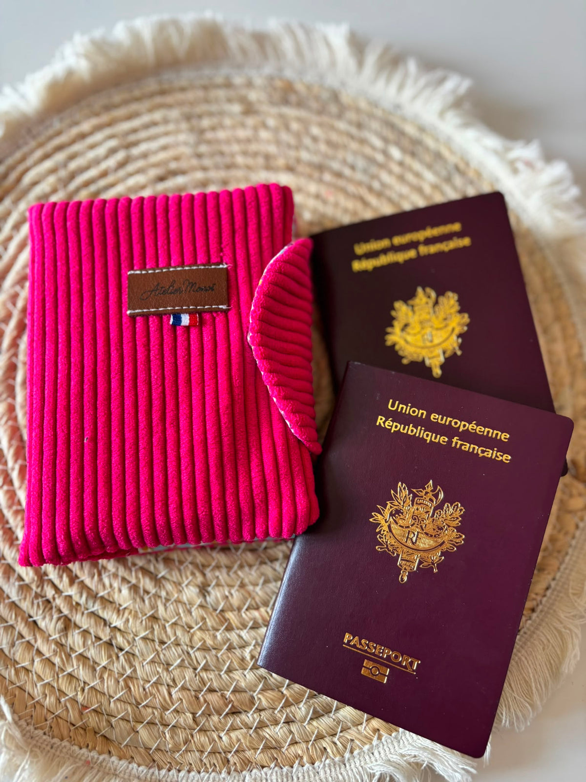 Protège Passeport - Rose Fushia 2.0